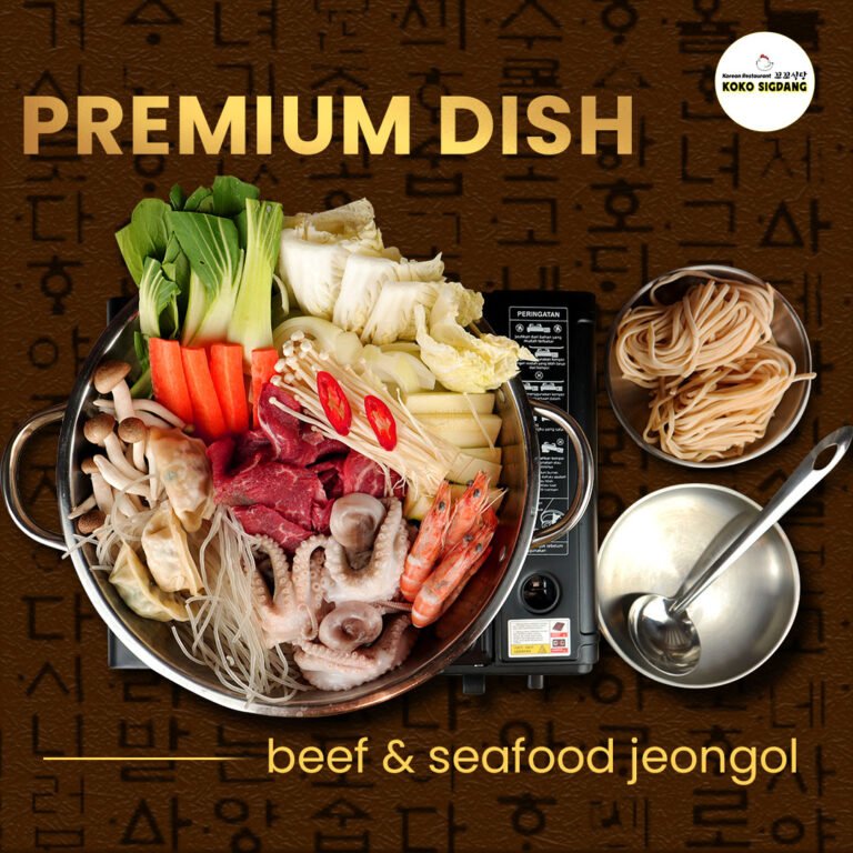 beef & seafood jeongol